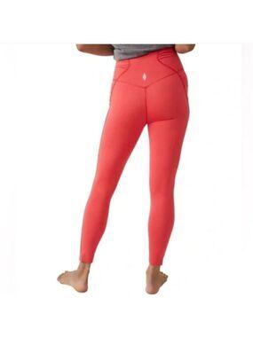 NWT Free People FP Movement Set The Pace Leggings Size S in Cayenne High Rise